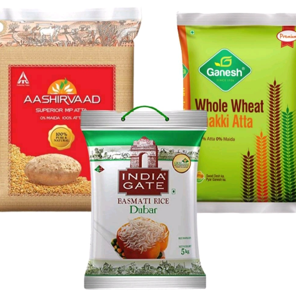 Atta, Rice &Dal